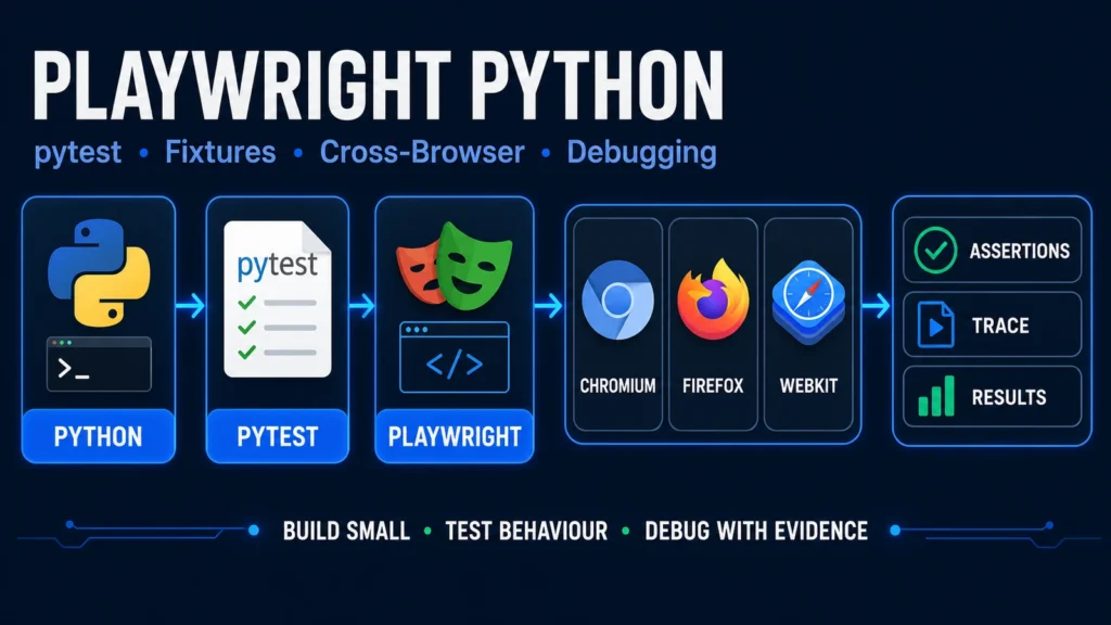 Playwright Python automation workflow for QA engineers
