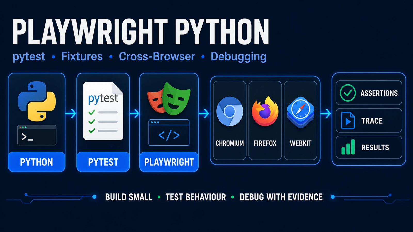 Playwright Python automation workflow for QA engineers