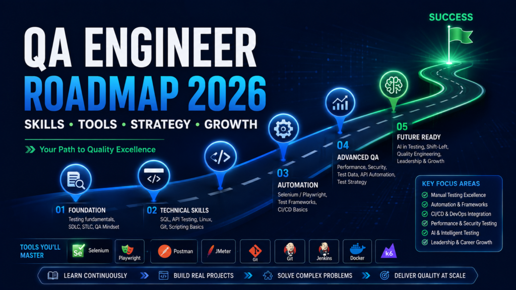 QA roadmap 2026 for becoming a modern QA engineer